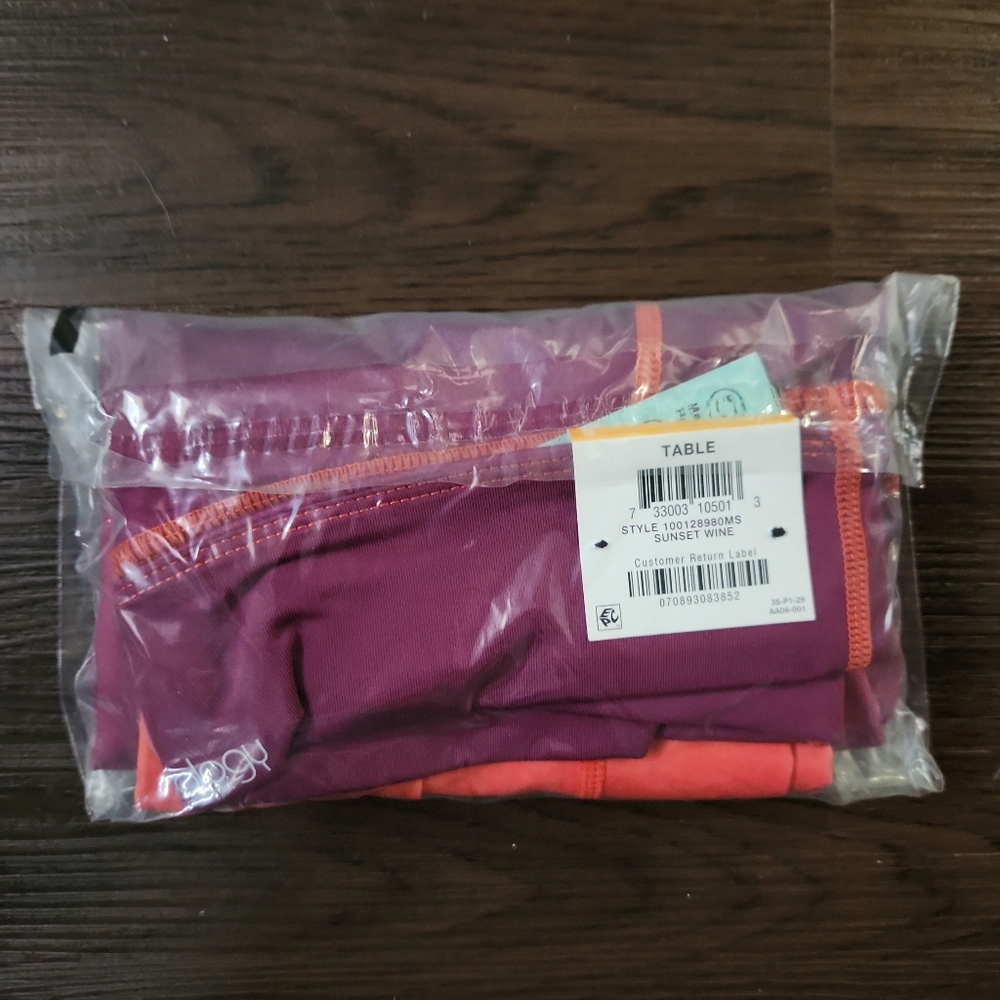 Ideology Women's Ombre 7/8 Leggings Pink Size Small